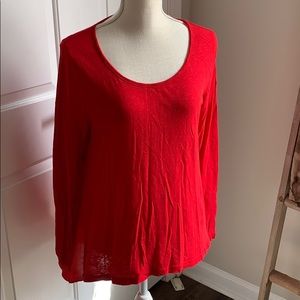 Red Long Sleeve Tunic size L